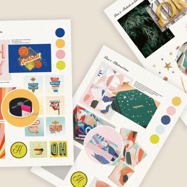 Moodboard boulangerie d'Honoré